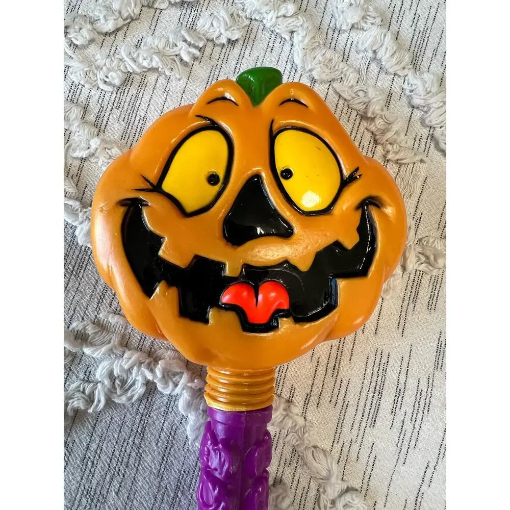 Vintage Halloween 1993 Boo Beams Safety Wand Witch and Pumpkin Tested Works